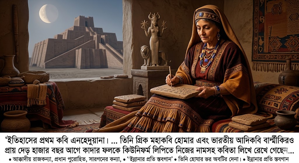 ইতিহাসের প্রথম কবি এনহেদুয়ানা ইতিহাসের প্রথম কবি এনহেদুয়ানা